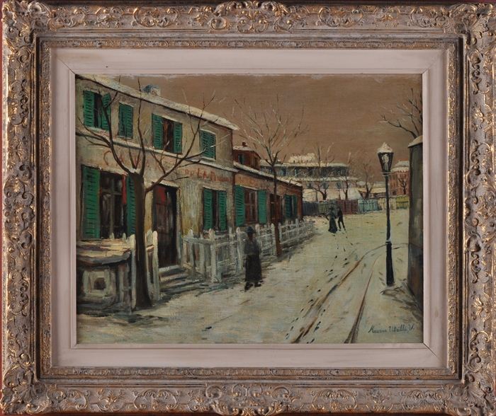 EUROPEAN SCHOOL: STREET SCENE IN