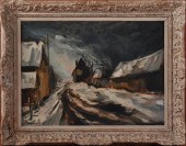 EUROPEAN SCHOOL: WINTERSCAPE O