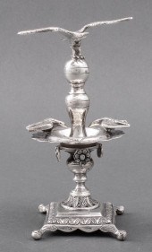 EUROPEAN SILVER BIRD FOUNTAIN