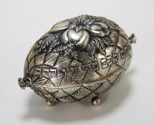 EUROPEAN SILVER ETROG BOX Euro