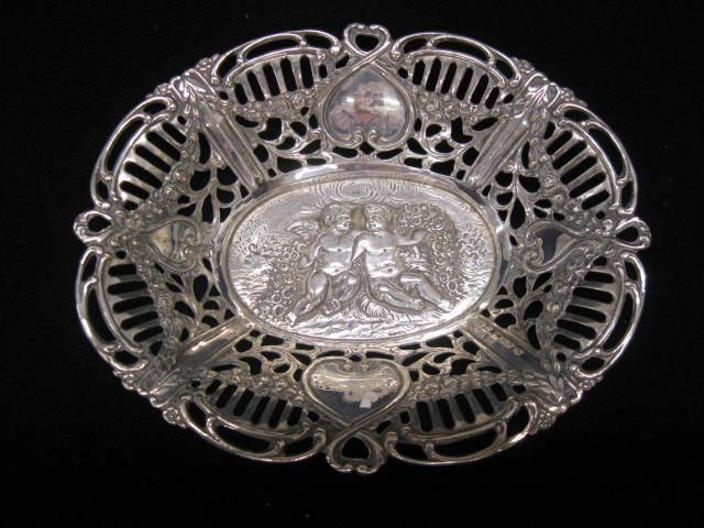 European Sterling Silver Nut Bowl