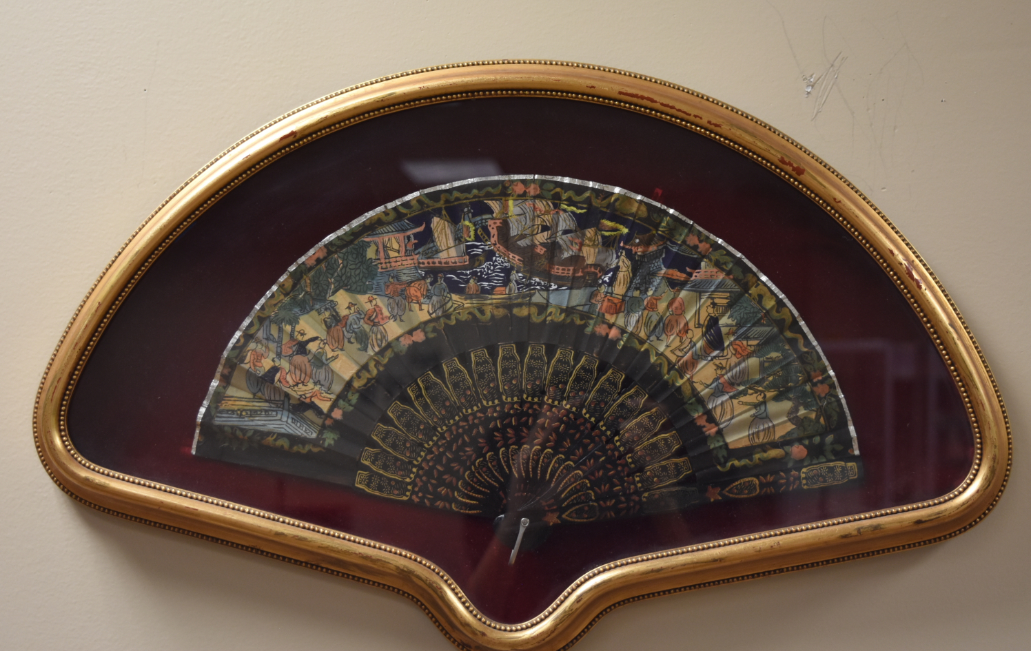 EUROPEAN STYLE FAN WITH FRAME a fan
