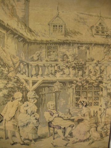 European Tapestry couples outside