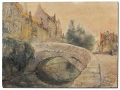EUROPEAN VILLAGE CANAL PAINTIN