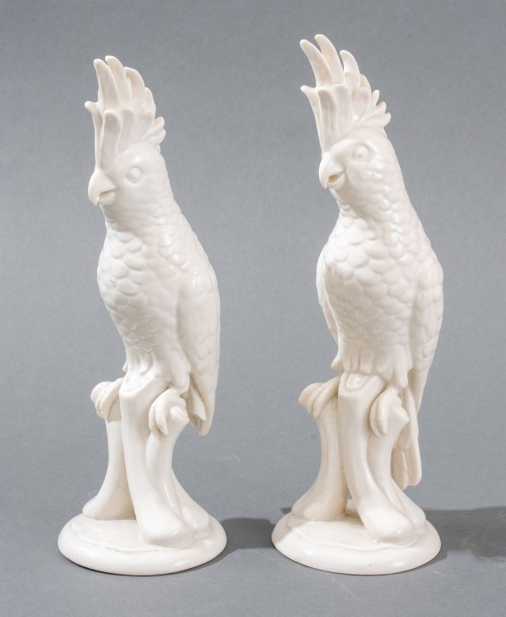 EUROPEAN WHITE GLAZED PORCELAIN
