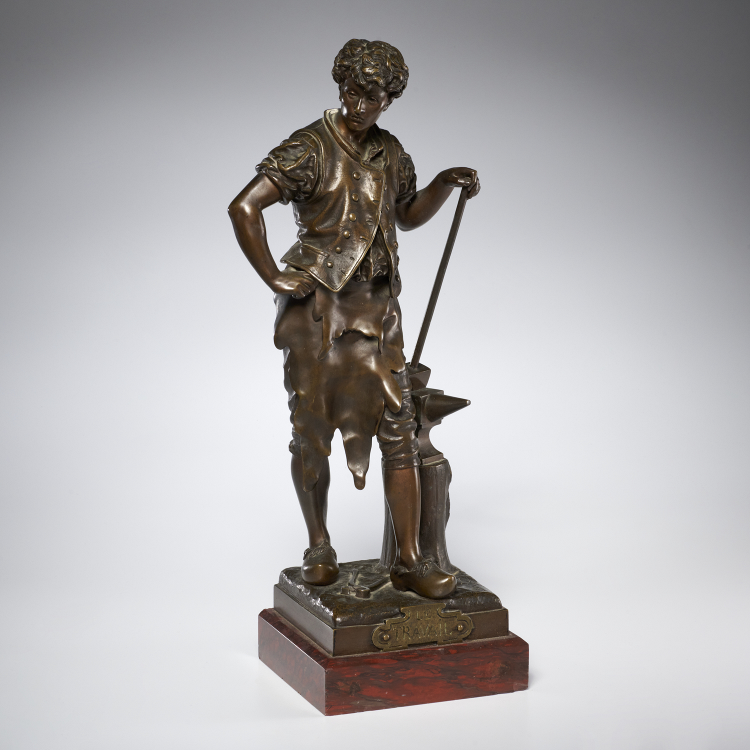 EUTROPE BOURET, ANTIQUE BRONZE