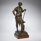 EUTROPE BOURET, ANTIQUE BRONZE