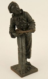 EUTROPE BOURET BRONZE FIGURE L