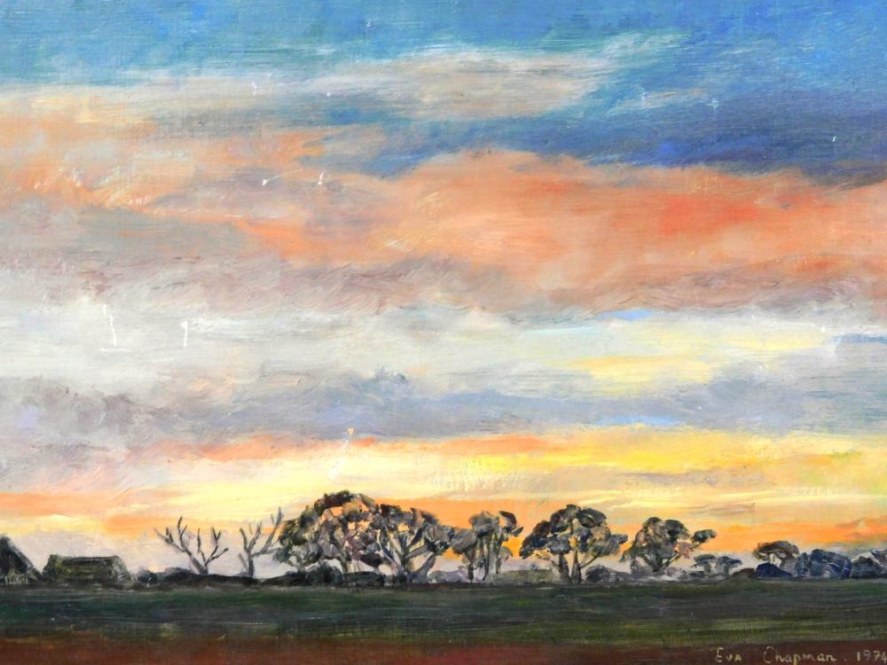 EVA CHAPMAN (ENGLISH, 20TH C.), OIL
