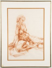 EVA SACHS "SITTING NUDE" PASTE