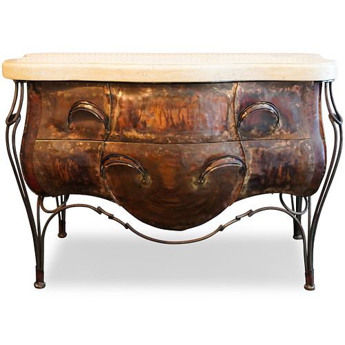 EVAN LEWIS MARBLE TOP COPPER