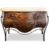 EVAN LEWIS MARBLE TOP COPPER B