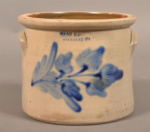 EVAN R. JONES PITSTON, PA STONEWARE
