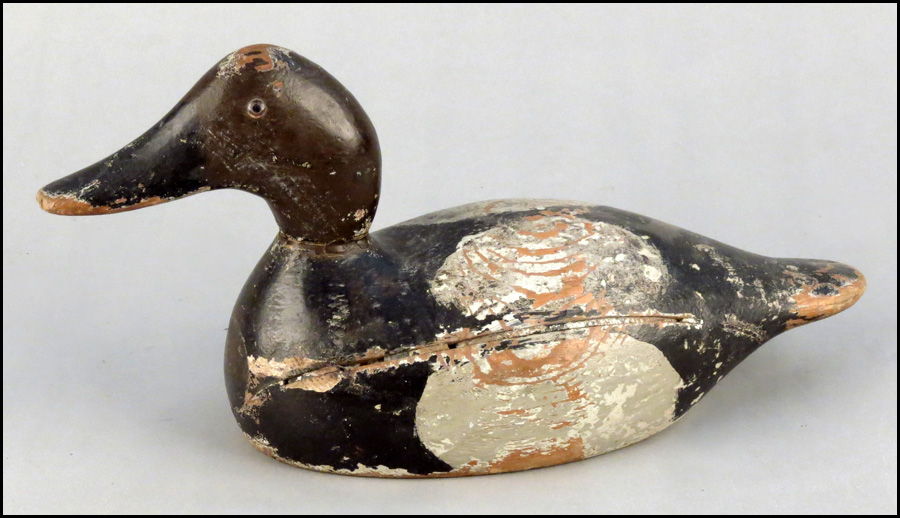 EVANS DECOY. Canvas Back. Wisconsin