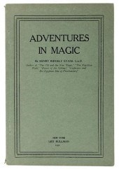 EVANS, HENRY RIDGLEY. ADVENTUR