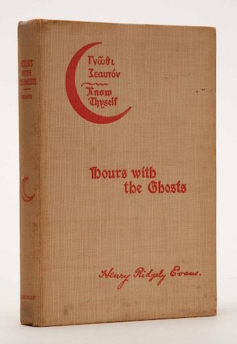 EVANS, HENRY RIDGLEY. HOURS WITH