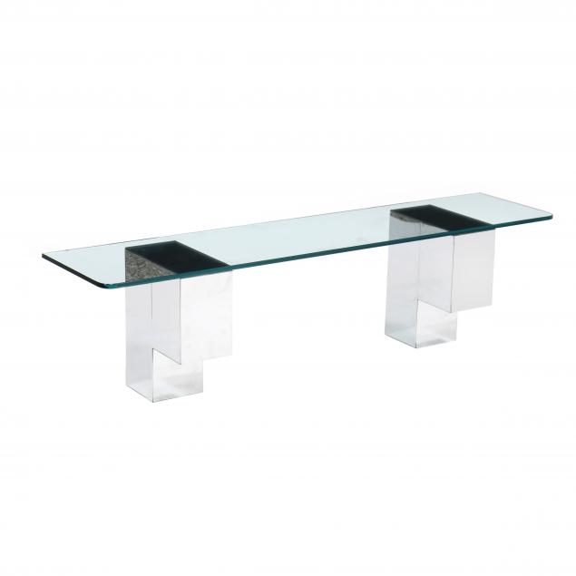 EVANS STYLE CHROME AND GLASS