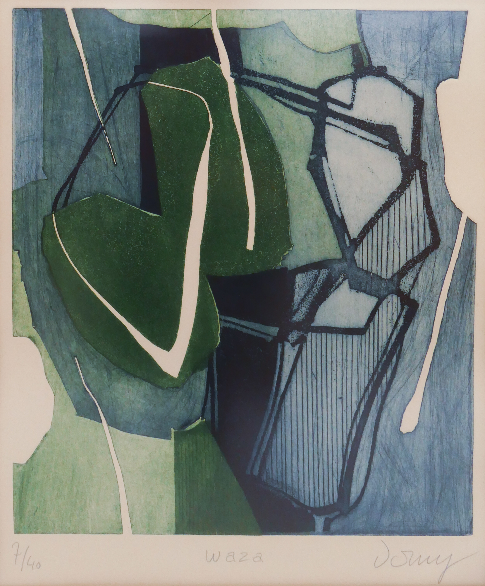 Eve Domy 'Waza' S/N Abstract