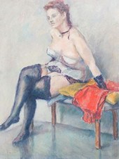 EVELYN METZGER OIL ON MASONITE