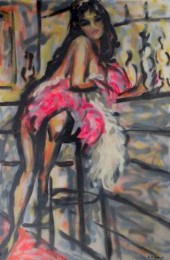 EVELYN METZGER OIL ON MASONITE