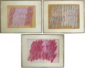 EVELYN SHEEHAN THREE ACRYLICS