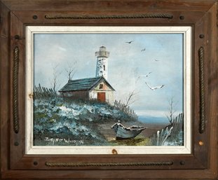 Everet Woodson oil on canvas,