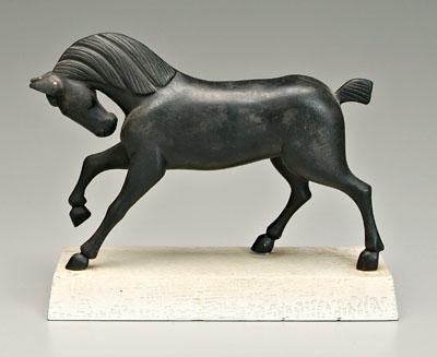 Everett Morgan folk art horse,