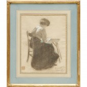 EVERETT SHINN (ATTRIB), PASTEL