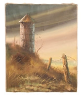 EVERETT WOODSON SIGNED OIL PAI