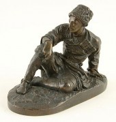EVGENI LANCERAY SIGNED BRONZE