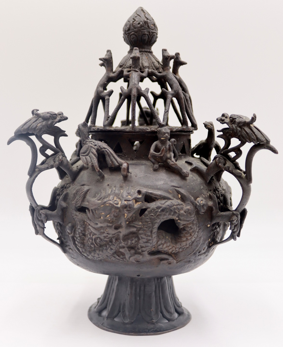 EX CHRISTIE'S EAST FIGURAL BRONZE