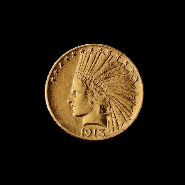 EX-JEWELRY 1913 $10 INDIAN HEAD