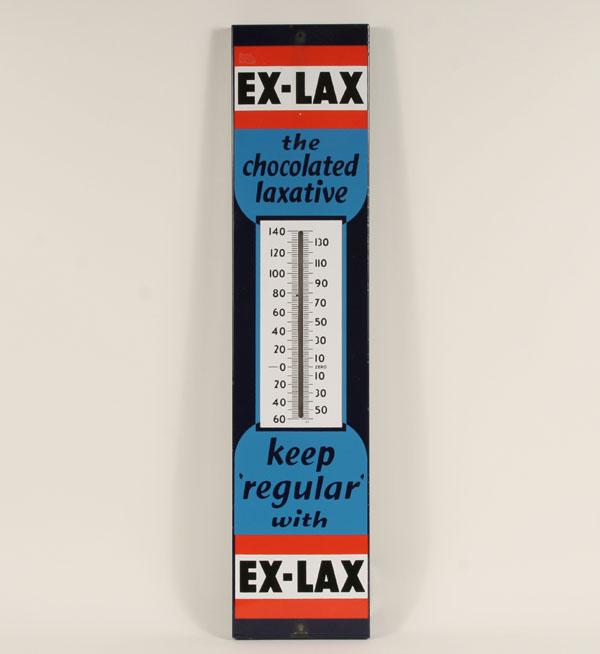 Ex-Lax porcelain advertising
