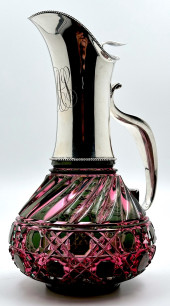 EX RARE J. HOARE CUT GLASS EWE
