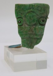 EX-SOTHEBY'S MAYAN CARVED JADE