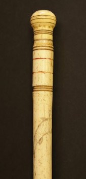 EXCEEDINGLY RARE SCRIMSHAW AND