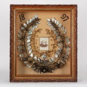 EXCELLENT 1897 FOLK ART DOUBLE