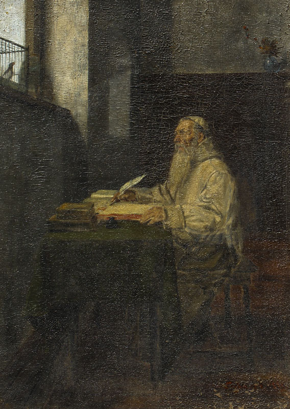 EXCEPTIONAL 19TH C. OIL/CANVAS OF A