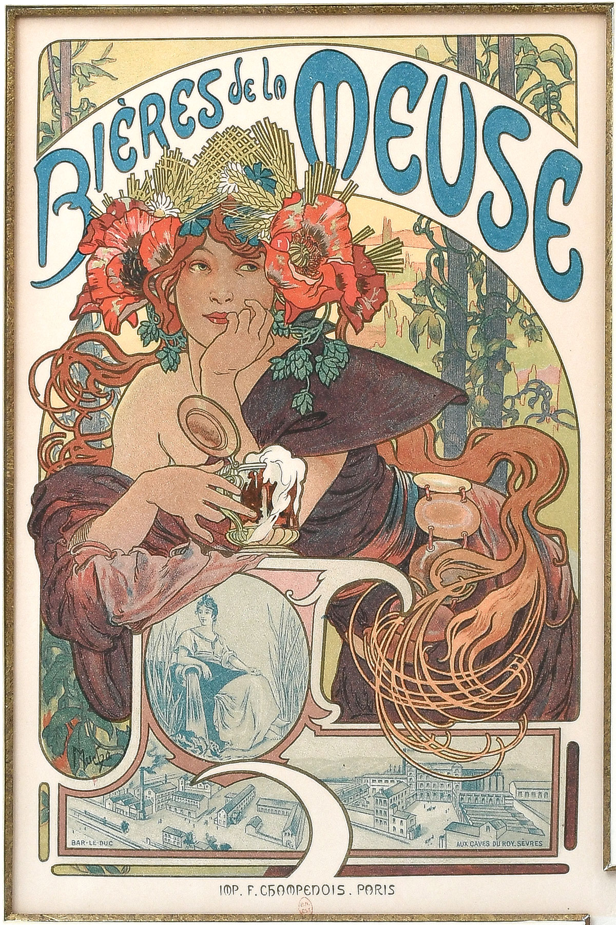 EXCEPTIONAL ART NOUVEAU LES MAITRES