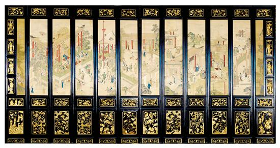 Exceptional Chinese carved and