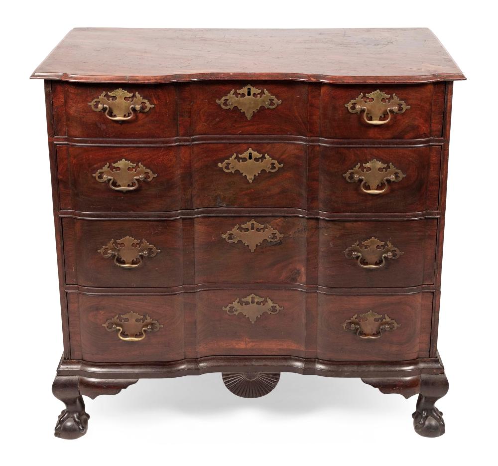 EXCEPTIONAL CHIPPENDALE BLOCK-FRONT
