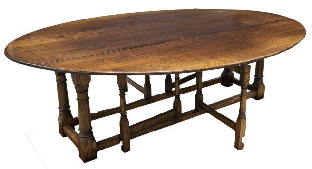 EXCEPTIONAL ENGLISH OAK DROP-LEAF