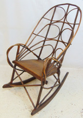EXCEPTIONAL FOLK ART TWIG ROCK