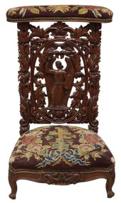 EXCEPTIONAL FRENCH CARVED MAHO