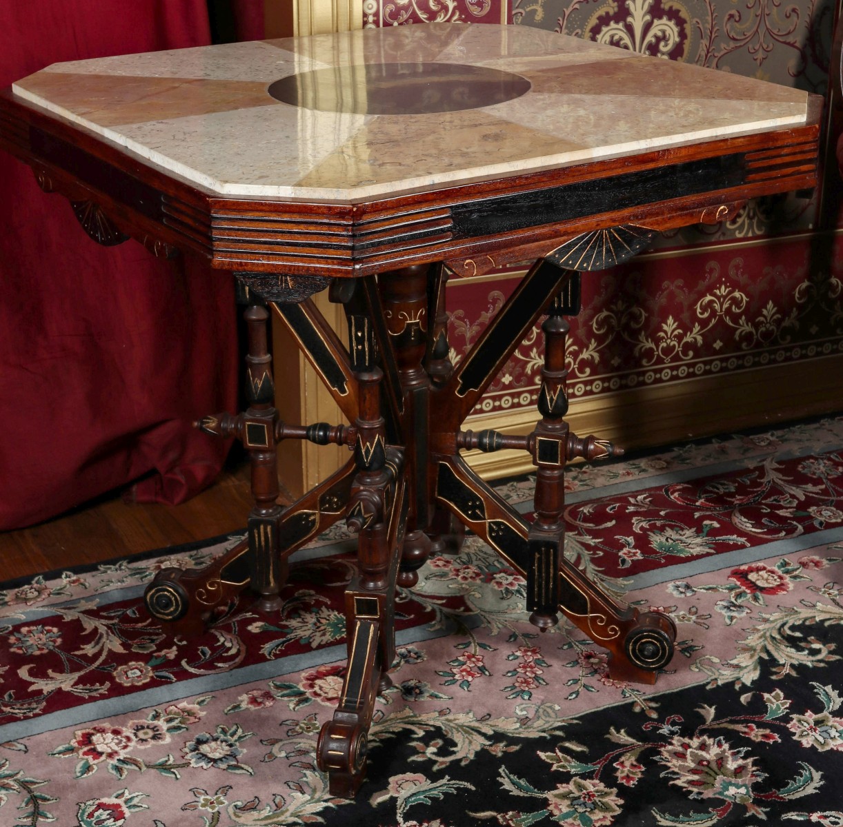 EXCEPTIONAL INLAID MARBLE