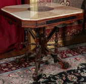EXCEPTIONAL INLAID MARBLE AMER