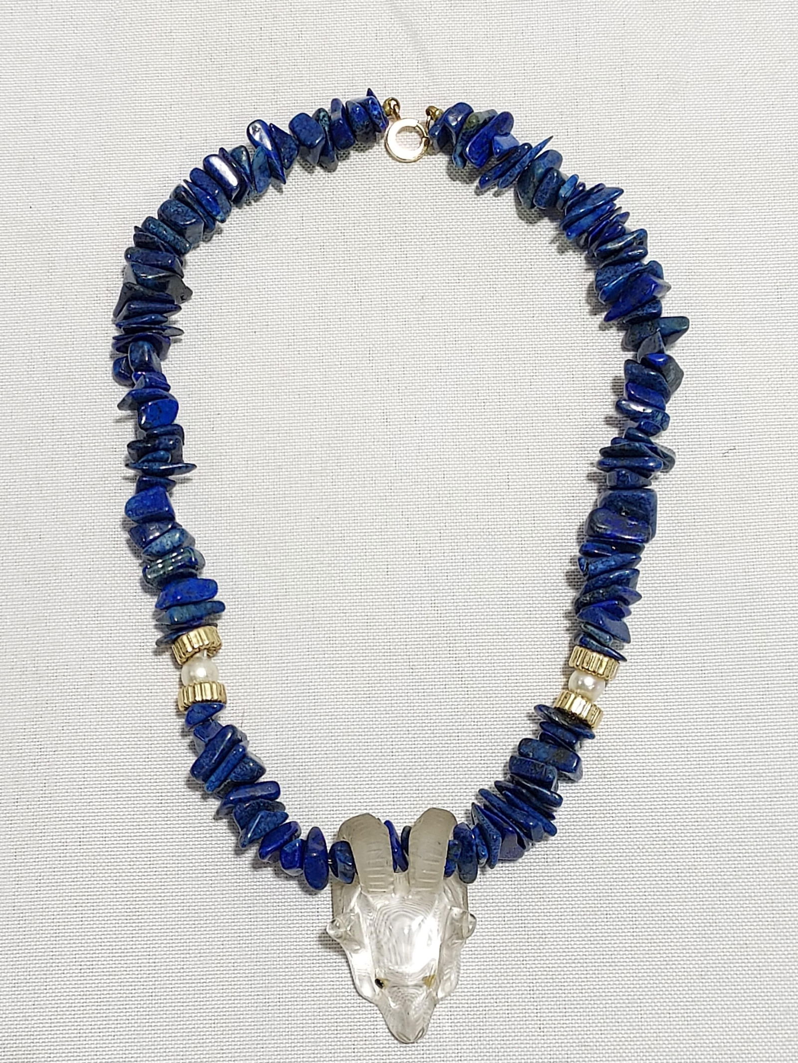 EXCEPTIONAL LAPIS PEARL CRYSTAL