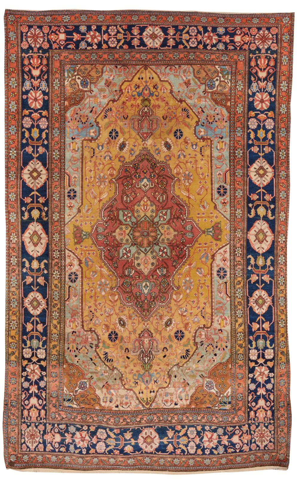 EXCEPTIONAL MOHTASHAM KASHAN RUG,