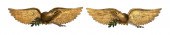 EXCEPTIONAL PAIR OF CARVED SPR