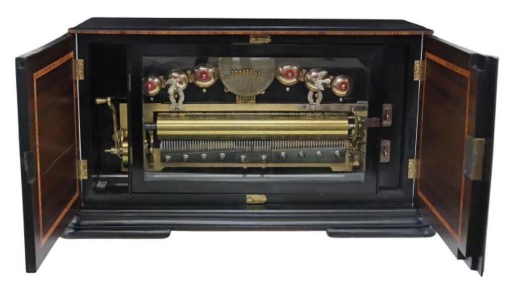 EXCEPTIONAL SWISS MARQUETRY & MOP